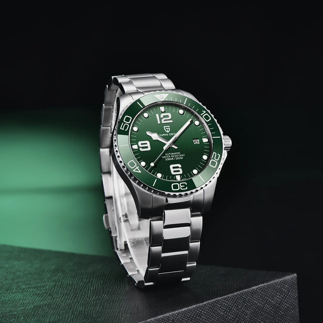Pagani Design PD-1702 HydroConquest Green Dial Men's Watch